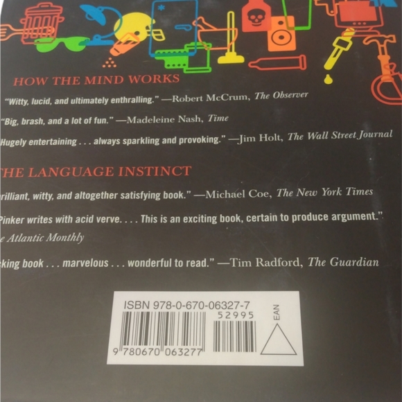 The Blank Slate non fiction book- "The Stuff of Thought". Hardback. - Picture 4 of 9